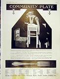ADVERT COMMUNITY SILVER ONEIDA PRINT 1914 WOMAN SPORT