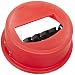 San Jamar KA3200 32 Gallon Red Round Tableware Retriever Trash Can Lid