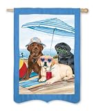 Outdoor Living : Beach Bum Puppies Regular Flag