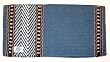 MAYATEX 36X34 Bar 8 Blue Periwinkle Aqua Wool Show Blanket