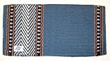 MAYATEX 36X34 Bar 8 Blue Periwinkle Aqua Wool Show Blanket
