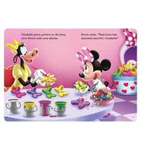 Use memory skills to help Minnie “make bows”!
