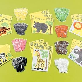 Safari Sand Art Craft Sets (24 PC )