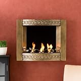 Southern Enterprises Antique Gold Wall Mount Gel Fireplace Reviews