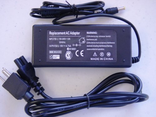 AC Adapter Laptop Charger Power Supply Cord 19V 4.74A 90W for SAMSUNG Q1 Q1 Ultra Q35 Q40 Q45 Q70 R20+ R40 R45 R50 R60+ R65 R70 R700