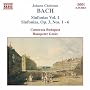JC Bach: Sinfonias, Vol.1