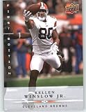 Kellen Winslow / Cleveland Browns / 2008 Upper Deck First Edition Football Card # 37 / NFL Football Trading Card in Screwdown!