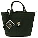 Apparel : VERA BRADLEY LARGE TOGGLE BLACK MICROFIBER BAG