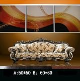 3 Panels Hand Painted Abstract Painting