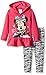 Disney Girls' Long-Sleeve Minnie Mouse Top and Zebra-Print Legging