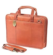 Claire Chase Small File Brief, Saddle, One Size
