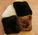 Sheepskin Cushions, black