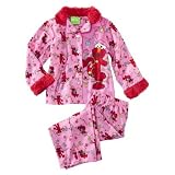 Elmo Toddler Girls 2pc Coat Pajamas Size 4T