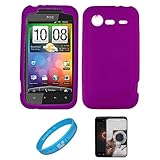 Purple Rubberized Protective Silicone Skin Cover for HTC Droid Incredible 2 ....