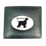 Afghan Hound Black Wallet Billfold