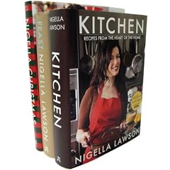 Nigella Lawson 3 Book Set (Nigella's Kitchen, Nigella's Feast, Nigella's Christmas)