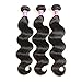 Colorful Queen Brazilian Virgin Hair Body Wave Remy Human Hair 3 Bundles Weave 100% Unprocessed Hair Extensions Natural Color 16 16 16 inch