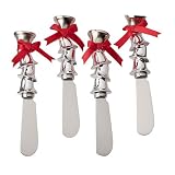 Silver Bells Spreader Set of 4 by Boston Warehouse