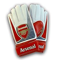 Arsenal Goalie Gloves - Large Kids