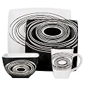 Concentric Circles 16-pc. Dinnerware Set