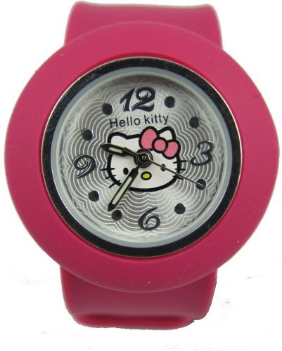 Hello Kitty Slap Watch - Silicone Slap On Watch - Rose Pink - Childrens Size
