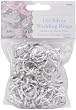 Wedding Rings 3/4 144/Pkg-Silver