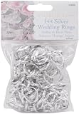 Wedding Rings 3/4″ 144/pkg-silver Wedding Rings 3/4″ 144/pkg-silver