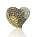 Natural Fancy Color Diamond Heart Pendant
