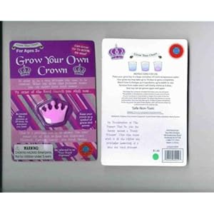 Gag Gift! Grow Your Own CROWN Can Grow Up To 600% It's Size! Now Anyone can be a princess.