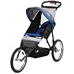 Run Around Fixed Wheel Single Jogging Stroller - Blue/ Gray