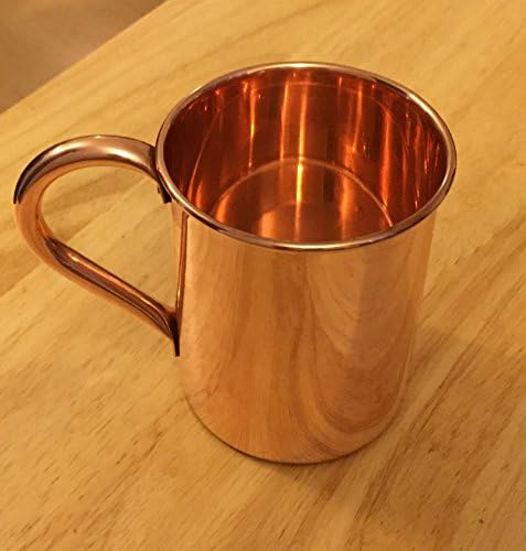 Solid Copper Moscow Mule Mug - 14oz Authentic Pure Copper Moscow Mule Mugs with No Inner Linings