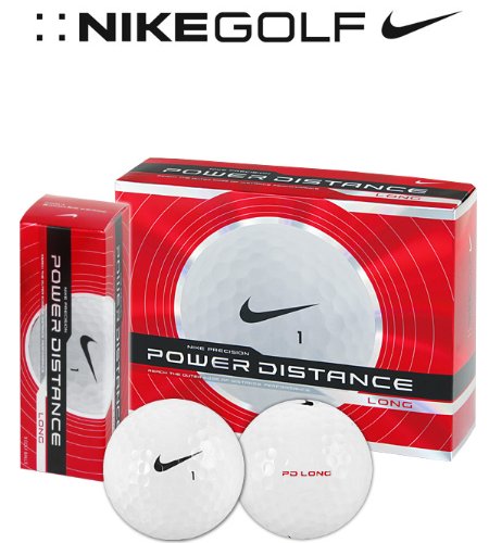 Nike Power Distance Long Golf Balls (12-Pack)