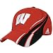 adidas Wisconsin Badgers Spiral Colorblock Hat