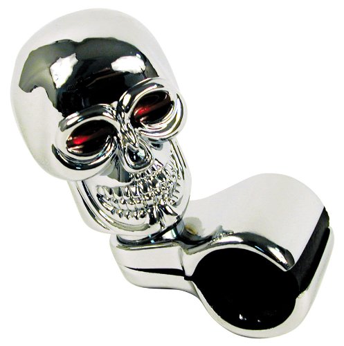 Custom accessories 16261 chrome skull style steering wh…