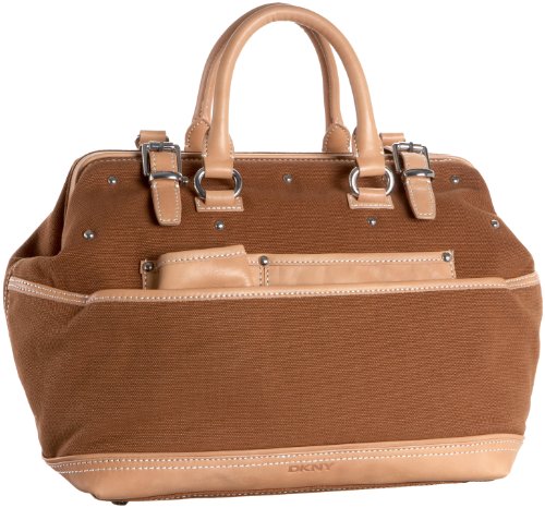 DKNY Fashion Utility Satchel,Tan,one size