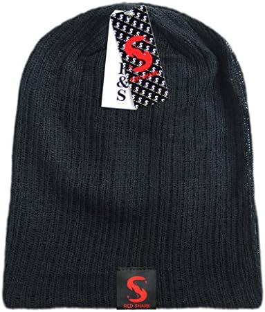 Unisex Adult Winter Warm Slouch Beanie Long Baggy Skull Cap Stretchy Knit Hat Oversized