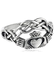 Sterling Silver Claddagh Celtic Knot Ring