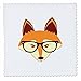 3dRose Cute Sleeping Red Fox - Quilt Square, 6 by 6-Inch (qs_175374_2)