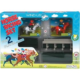 Wind Up Horse Racing Set (2 players)