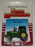 ERTL Die-Cast Metal Replica FARM MACHINES JOHN DEERE Tractor Green 1986