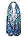 Swhiteme Luxurious 100% Silk Charmeuse Long Scarf - Claude Monet's 