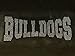 Bulldogs Mascot Rhinestone Transfer Iron on