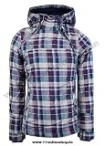 Eight2Nine Women Winterjacke Check, seitl. Zipper, navy