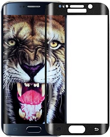 Alegant S6 Edge Plus Screen Protector, Full Coverage Premium Tempered Glass Protection High Definition 3D Curved Film for Samsung Galaxy S6 Edge plus (Black)