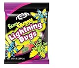 Black Forest Hanging Bag Sour Gummy Lightning Bugs, 5-Ounce Bags (Pack of 24)