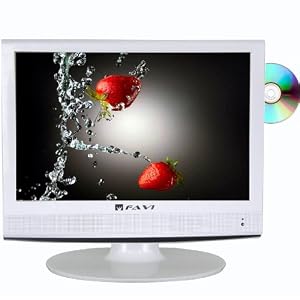 FAVI L1918A-V-WH 19-Inch 720p LCD HDTV with Built in DVD Player/Card Reader/USB, White