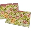 French Roses Shabby Design set of 10 Tabbed file folders