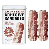 Crazy and Zany Band Aids-BACON by