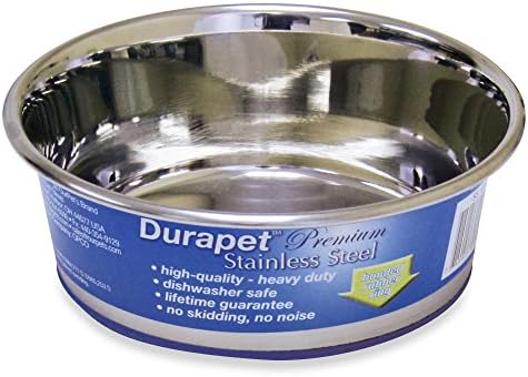 Durapet® Premium Stainless Steel 1.25-Quart Pet Bowl
