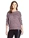 Leo & Nicole Women's Plus-Size Bateau Neck Pullover Sweater